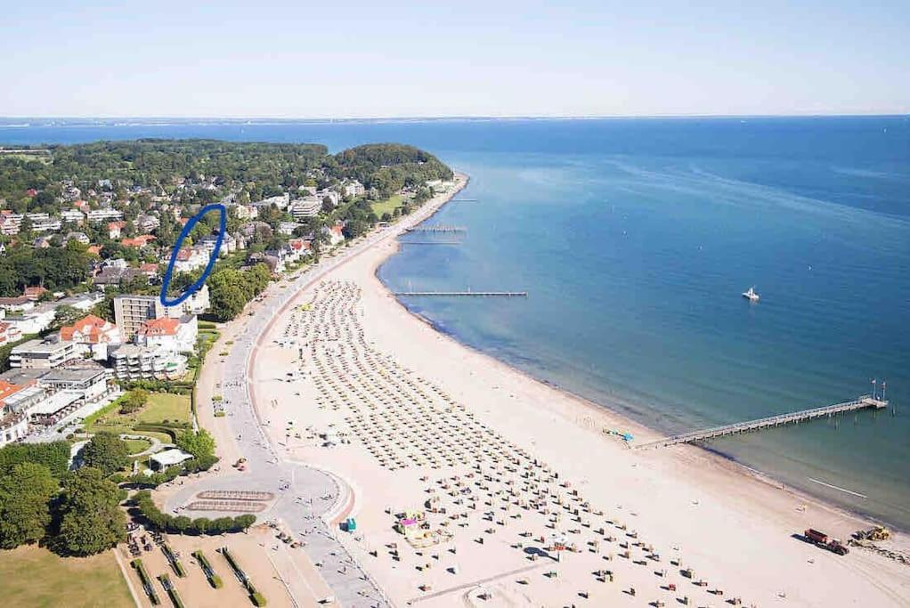 3Sz Penthaus Luna Am Sandstrand Mit Meerblick & Balkon Lubeck Bagian luar foto