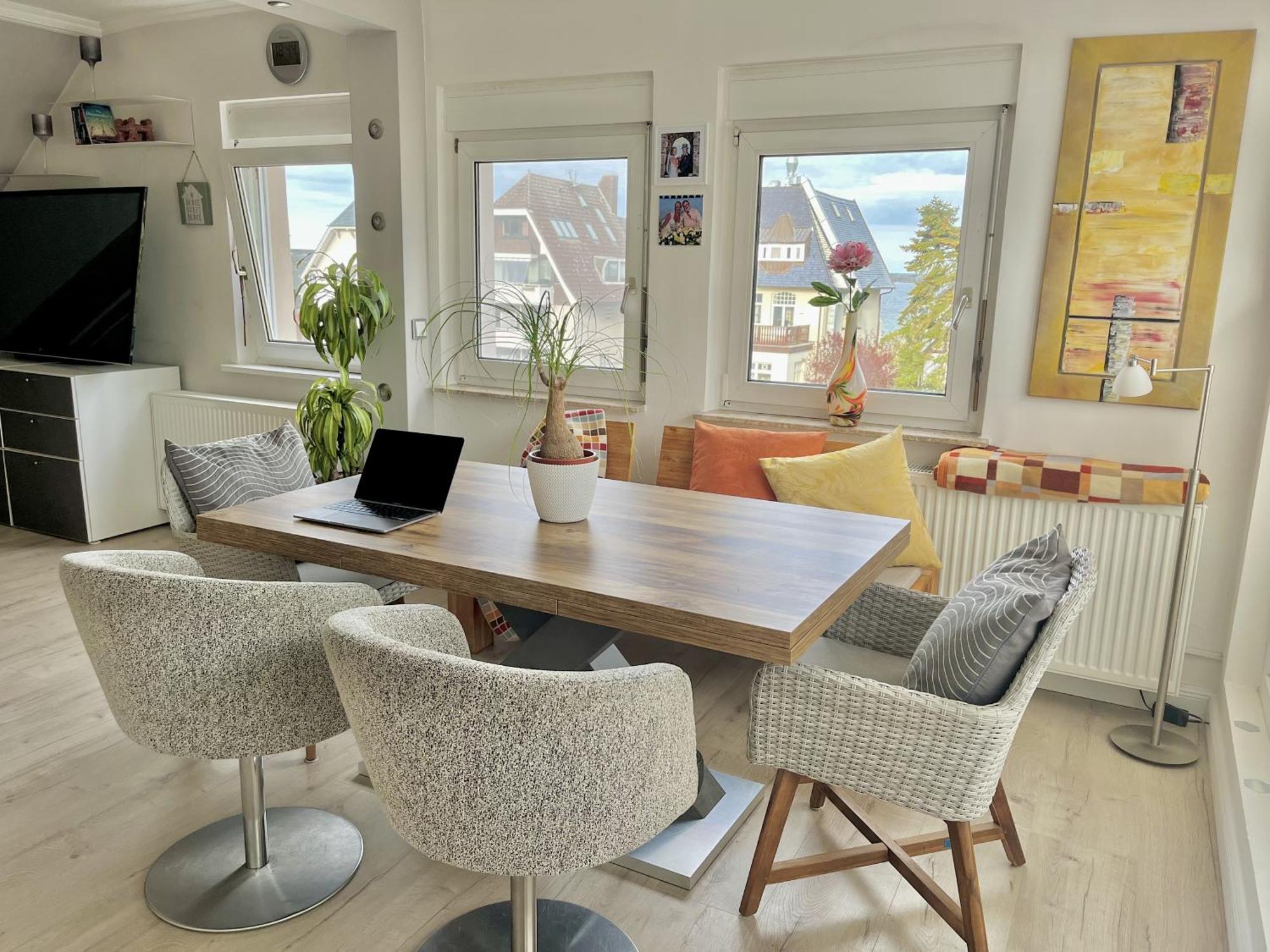3Sz Penthaus Luna Am Sandstrand Mit Meerblick & Balkon Lubeck Bagian luar foto